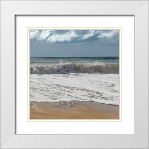Relaxing Day 2 White Modern Wood Framed Art Print with Double Matting by Prime, Marcus