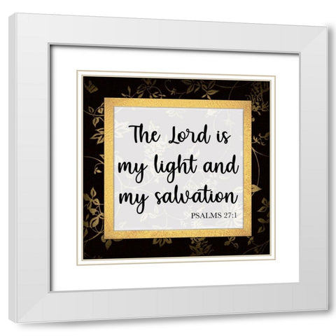 Lords Salvation White Modern Wood Framed Art Print with Double Matting by Prime, Marcus