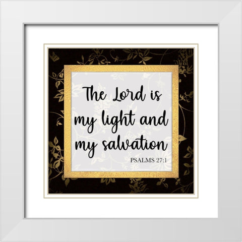 Lords Salvation White Modern Wood Framed Art Print with Double Matting by Prime, Marcus