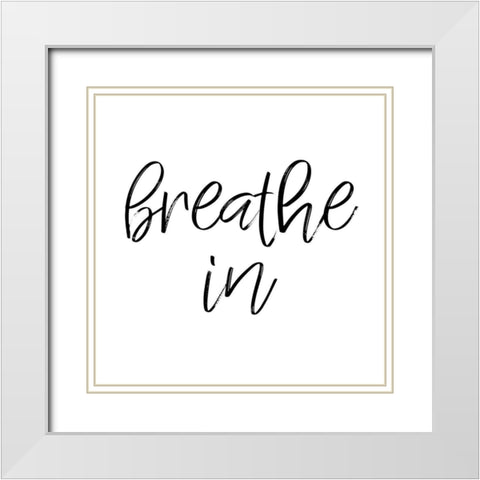 Breathe In 2 White Modern Wood Framed Art Print with Double Matting by Prime, Marcus