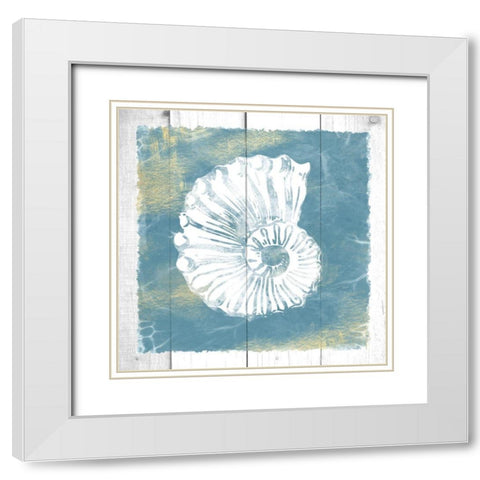 Coastal Embrace 5 White Modern Wood Framed Art Print with Double Matting by Prime, Marcus