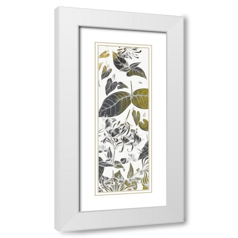 Look Through the Flowers Two White Modern Wood Framed Art Print with Double Matting by Villa, Mlli