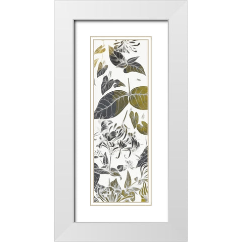 Look Through the Flowers Two White Modern Wood Framed Art Print with Double Matting by Villa, Mlli
