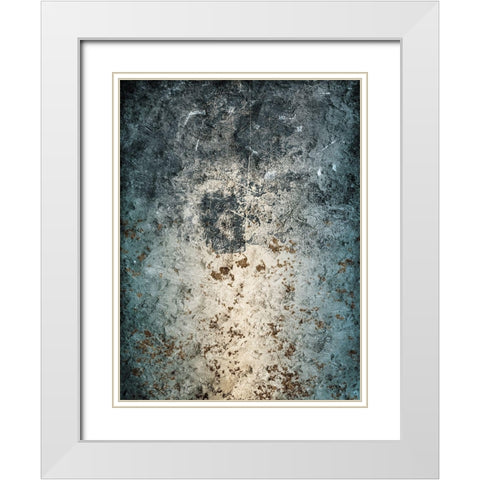 Cloudy Mess White Modern Wood Framed Art Print with Double Matting by Villa, Mlli