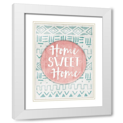 Tribe Phrase Soft Two White Modern Wood Framed Art Print with Double Matting by Villa, Mlli