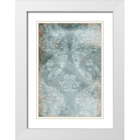 Flower Flow White Modern Wood Framed Art Print with Double Matting by Villa, Mlli