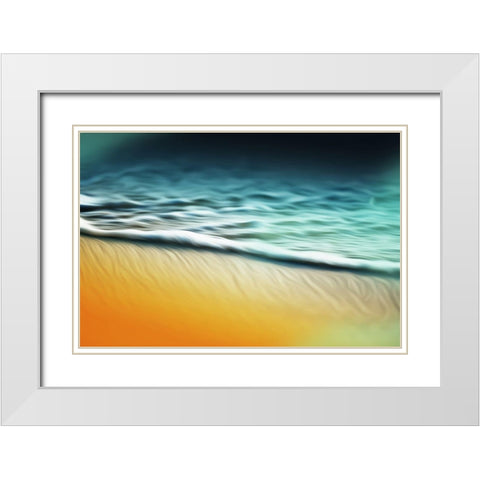 Water Abstracts White Modern Wood Framed Art Print with Double Matting by Villa, Mlli