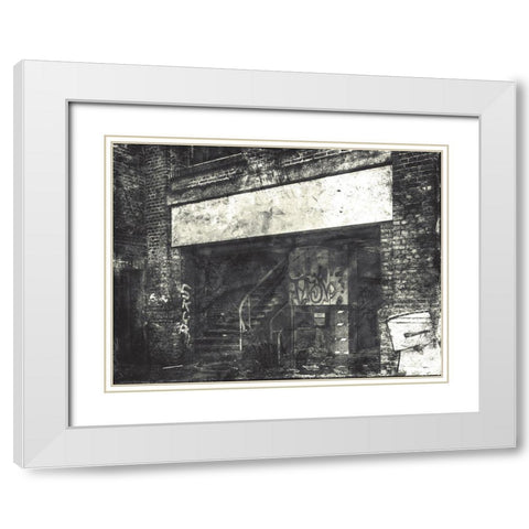 Industrial Life Mate White Modern Wood Framed Art Print with Double Matting by Villa, Mlli