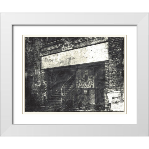 Industrial Life Mate White Modern Wood Framed Art Print with Double Matting by Villa, Mlli