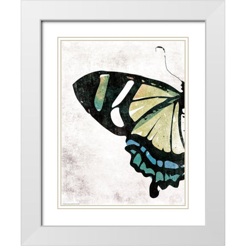 Fun Fly White Modern Wood Framed Art Print with Double Matting by Villa, Mlli