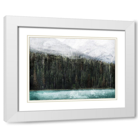 Look At The Trees White Modern Wood Framed Art Print with Double Matting by Villa, Mlli
