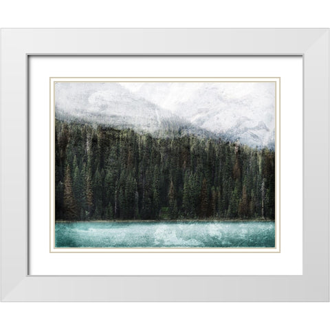 Look At The Trees White Modern Wood Framed Art Print with Double Matting by Villa, Mlli