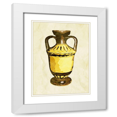 Look At The Urn White Modern Wood Framed Art Print with Double Matting by Villa, Mlli
