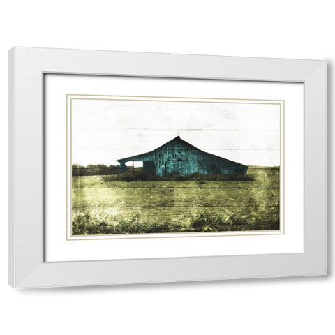 Classic Farm White Modern Wood Framed Art Print with Double Matting by Villa, Mlli