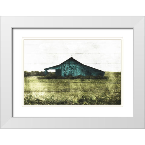 Classic Farm White Modern Wood Framed Art Print with Double Matting by Villa, Mlli