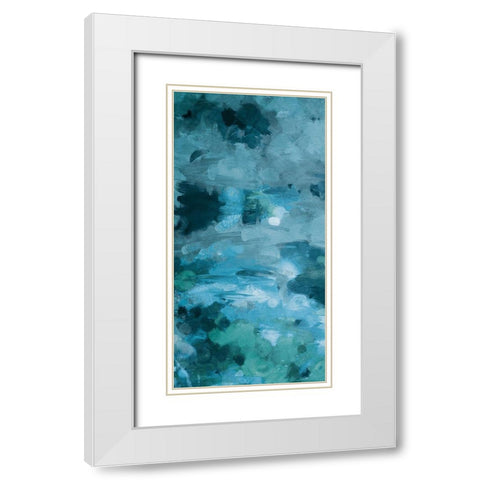 Cloudy Piece White Modern Wood Framed Art Print with Double Matting by Villa, Mlli