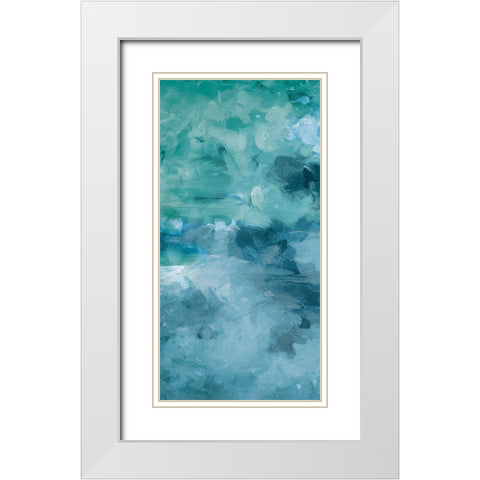 Cloudy Piece Two White Modern Wood Framed Art Print with Double Matting by Villa, Mlli