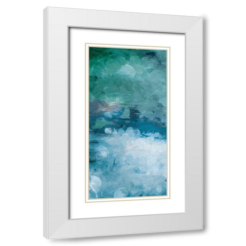 Cloudy Piece Again White Modern Wood Framed Art Print with Double Matting by Villa, Mlli