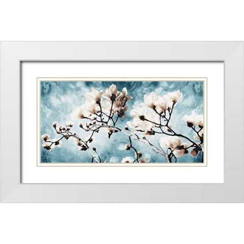 Bloom Through White Modern Wood Framed Art Print with Double Matting by Villa, Mlli