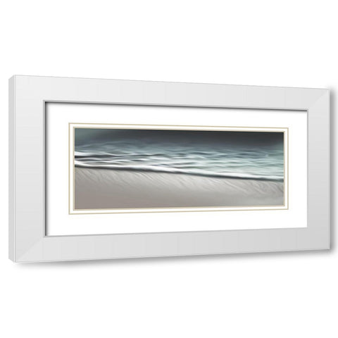 Water Cool Abstracts White Modern Wood Framed Art Print with Double Matting by Villa, Mlli