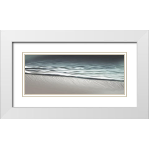 Water Cool Abstracts White Modern Wood Framed Art Print with Double Matting by Villa, Mlli