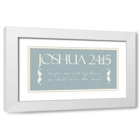 Joshua As White Modern Wood Framed Art Print with Double Matting by Villa, Mlli