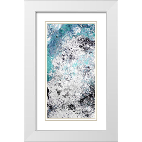Chaotic Calm One White Modern Wood Framed Art Print with Double Matting by Villa, Mlli