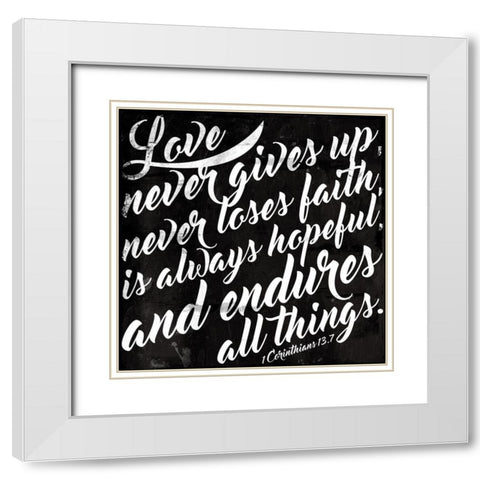 All Things Black White Modern Wood Framed Art Print with Double Matting by Villa, Mlli