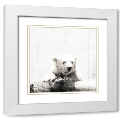 Polar Looks White White Modern Wood Framed Art Print with Double Matting by Villa, Mlli