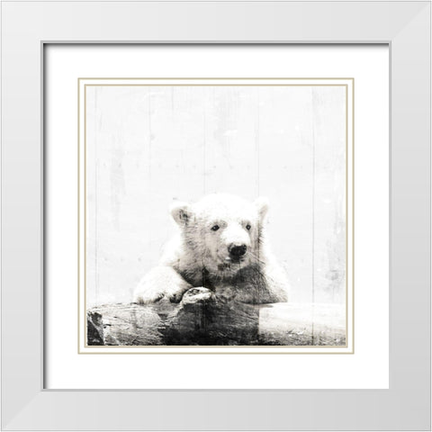 Polar Looks White White Modern Wood Framed Art Print with Double Matting by Villa, Mlli