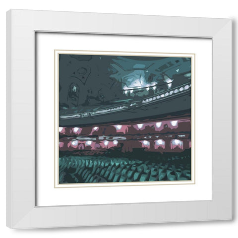 Calm Media Four White Modern Wood Framed Art Print with Double Matting by Villa, Mlli