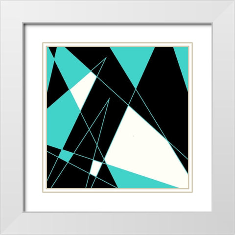 Which Way White Modern Wood Framed Art Print with Double Matting by Villa, Mlli