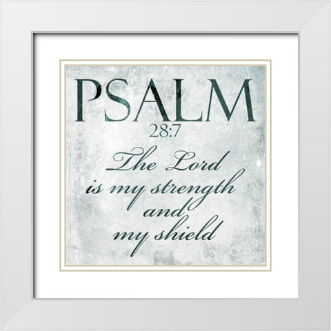 Bold Lord White Modern Wood Framed Art Print with Double Matting by Villa, Mlli