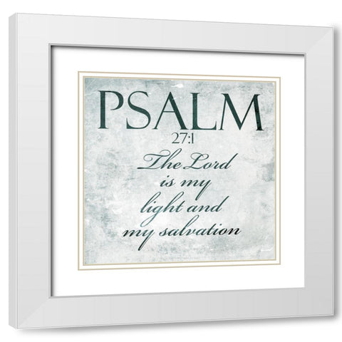 Bold Salvation White Modern Wood Framed Art Print with Double Matting by Villa, Mlli
