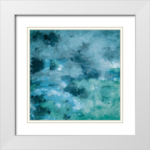 More Cloudy With Chance White Modern Wood Framed Art Print with Double Matting by Villa, Mlli