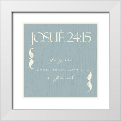 Josue Yo White Modern Wood Framed Art Print with Double Matting by Villa, Mlli