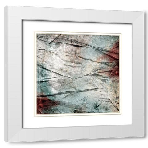 Fold White Modern Wood Framed Art Print with Double Matting by Villa, Mlli