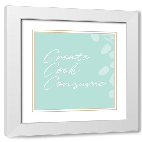 CCC White Modern Wood Framed Art Print with Double Matting by Villa, Mlli