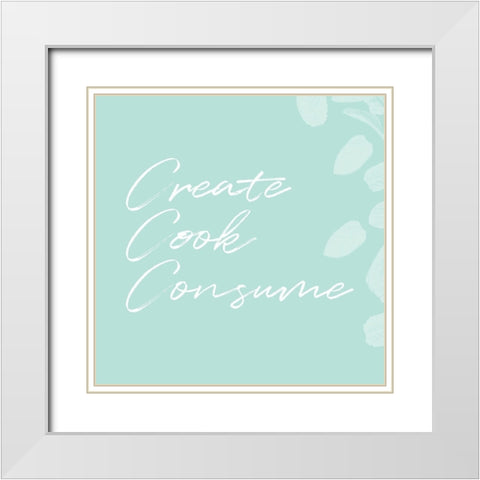 CCC White Modern Wood Framed Art Print with Double Matting by Villa, Mlli
