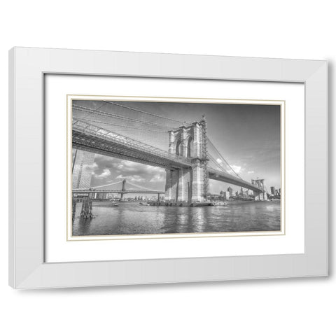 Strength Of Imagination White Modern Wood Framed Art Print with Double Matting by DeLuca, Pat
