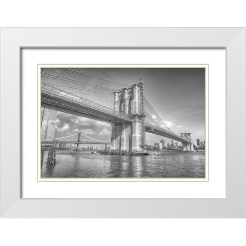 Strength Of Imagination White Modern Wood Framed Art Print with Double Matting by DeLuca, Pat