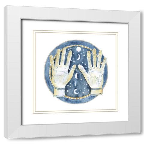Sky High Five White Modern Wood Framed Art Print with Double Matting by Varacek, Pam