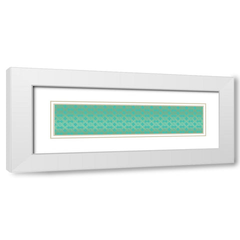 Hello Beautiful Pattern White Modern Wood Framed Art Print with Double Matting by Allen, Candace