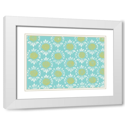 Bright Boho Cord 3 White Modern Wood Framed Art Print with Double Matting by Allen, Candace
