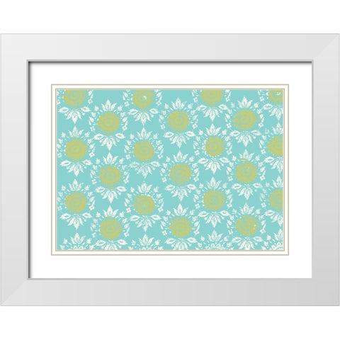 Bright Boho Cord 3 White Modern Wood Framed Art Print with Double Matting by Allen, Candace