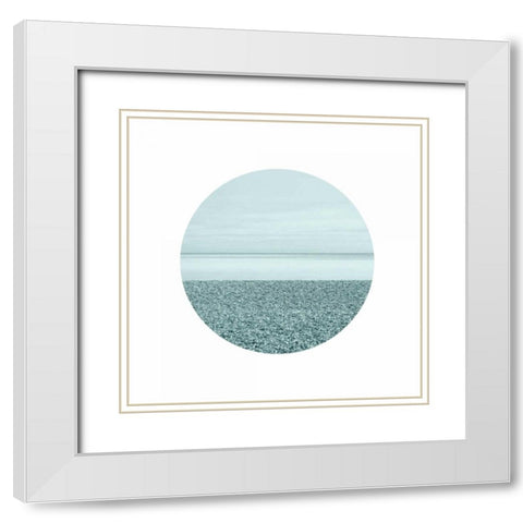 Window Into The Sea 1 White Modern Wood Framed Art Print with Double Matting by Allen, Candace