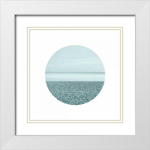 Window Into The Sea 1 White Modern Wood Framed Art Print with Double Matting by Allen, Candace