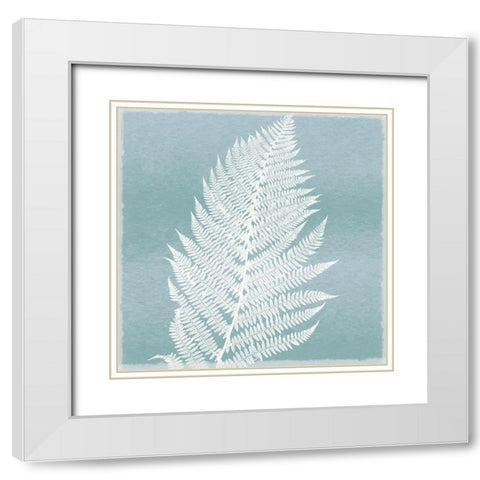 Spring Eden Floral 2 White Modern Wood Framed Art Print with Double Matting by Lula Bijoux And Company