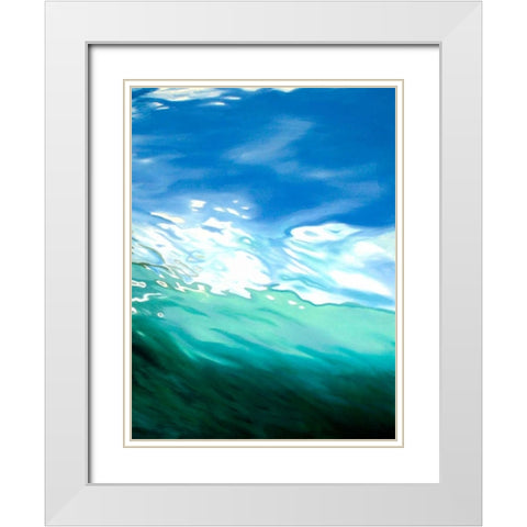 Under Water White Modern Wood Framed Art Print with Double Matting by Rehfuss, Robena
