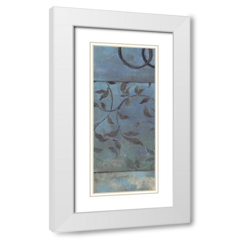 . White Modern Wood Framed Art Print with Double Matting by Haynes, Smith